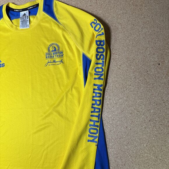 April 2011 Adidas 115th B.A.A. BOSTON MARATHON (MED) Long Sleeve Shirt G3 - Picture 4 of 7